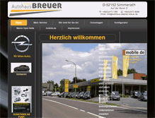 Tablet Screenshot of opel-breuer.com